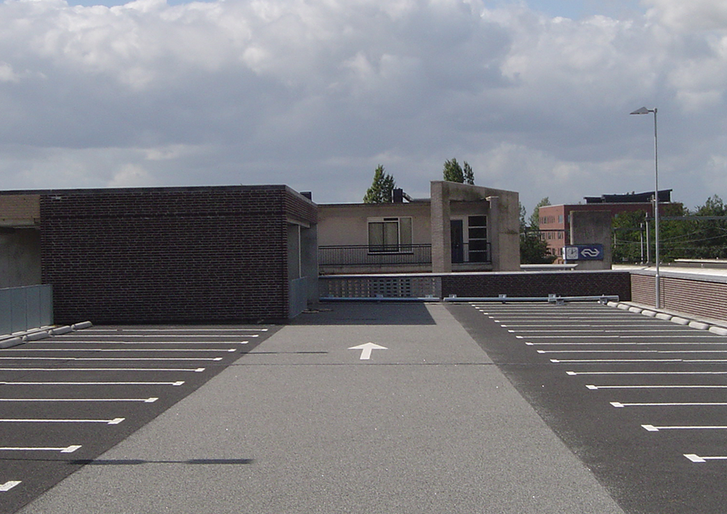 Gietasfalt parkeerdak Almere